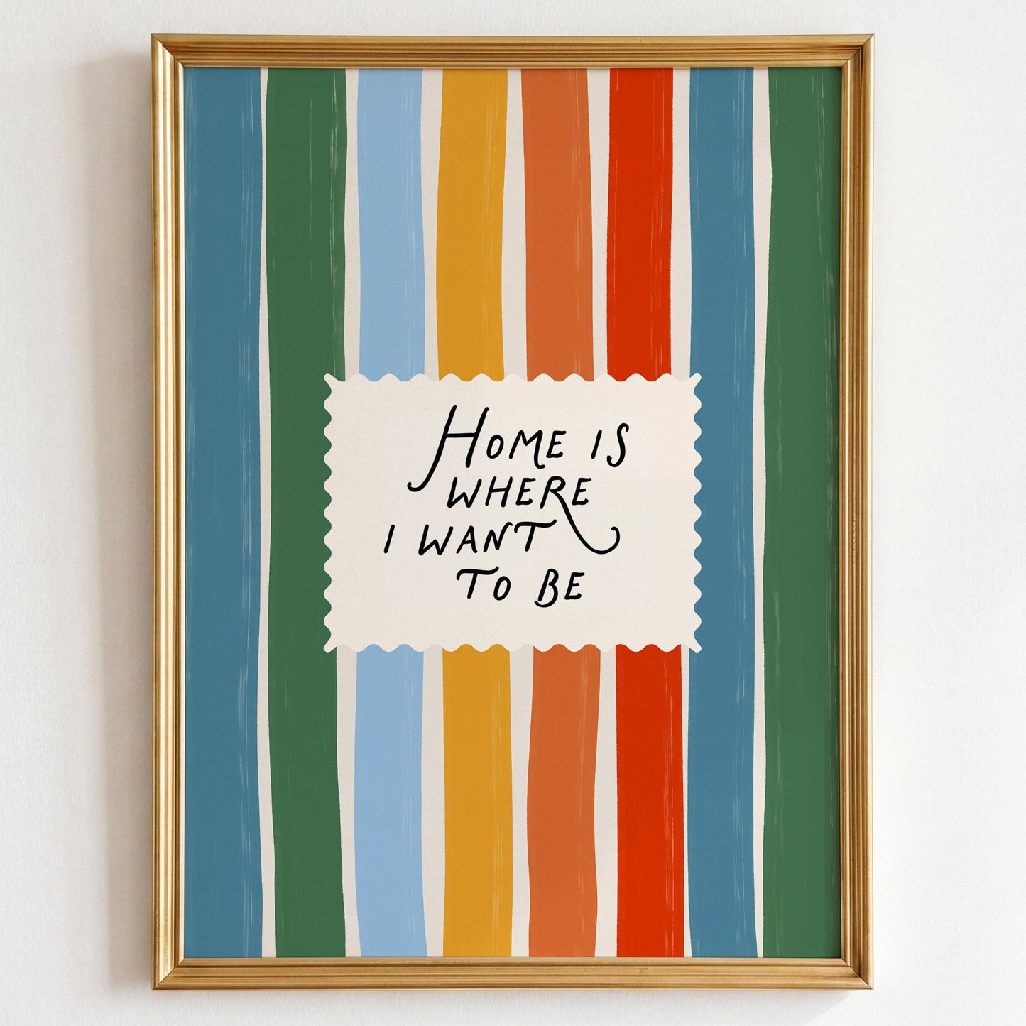 Home Is Where I Want To Be Print